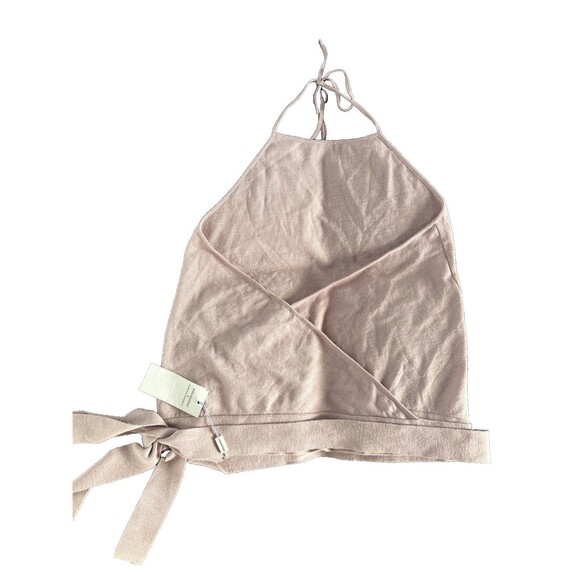 Philosophy Alberta Ferretti Halter Neck Open Wrap Back Fine Knit Wool Sweater 8 - Picture 2 of 10